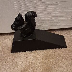 Cast Iron Squirrel Door Stopper